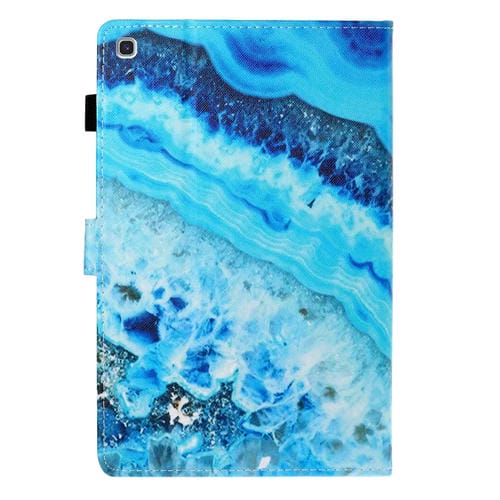 Funda para Galaxy Tab S5E T720 Cuero Pu Tapa Horizontal Soporte Ranura Tarjeta Suspensión (Mármol Azul)