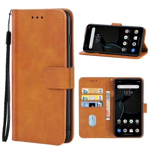 Funda Telefónica de Cuero ZTE Libero 5G Protección (Brown)