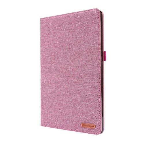 Para NOKIA T20 TPU + tela PU de cuero de la tableta de cuero (Rose Rojo)