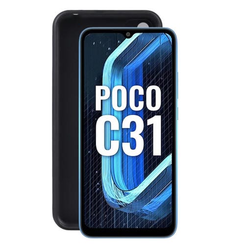 TPU Funda telefónica para Xiaomi Poco C31 (Negro)