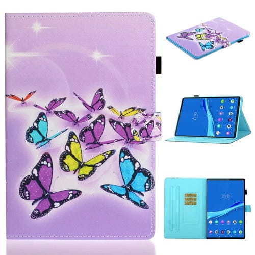 Funda para Tablet Samsung Galaxy Tab A8 10.5 (2021) Cuero Pintado Mariposa