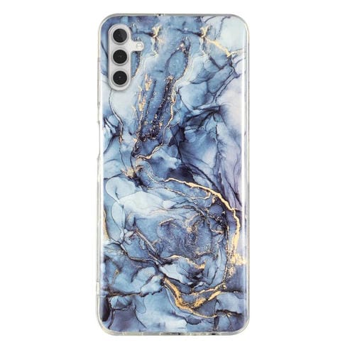 Para Samsung Galaxy A13 5G IMD Marble Pattern TPU Funda para teléfono (gris)