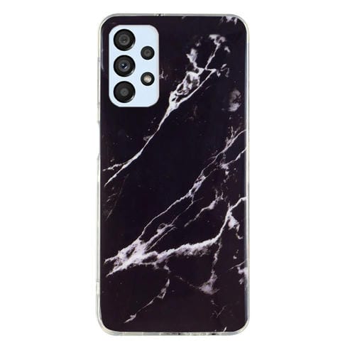 Para Samsung Galaxy A32 4G IMD Marble Pattern TPU Phone Case (Negro)