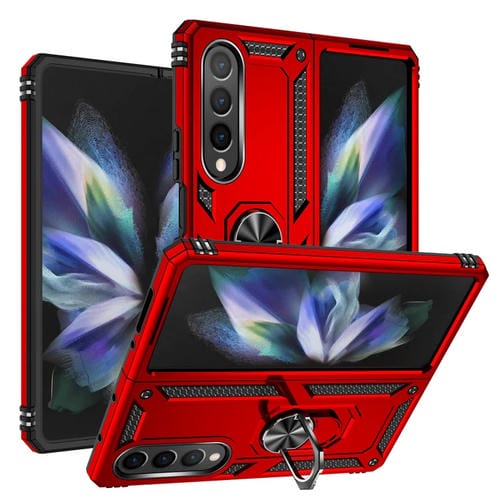 Para Samsung Galaxy Z Fold4 a prueba de golpes TPU + PC Phone Case (Rojo)