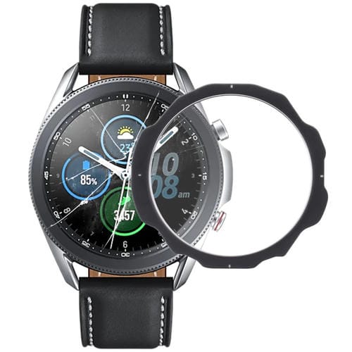 Äußere Glaslinse Samsung Galaxy Watch 3 41mm SM-R850/R855 Frontdisplay (Schwarz)