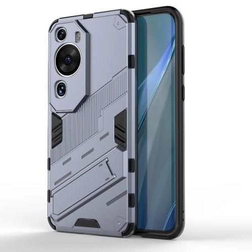 Funda Huawei P60 Art Punk Armor 2 en 1 PC + TPU a Prueba de Golpes con Soporte Invisible (Gris)
