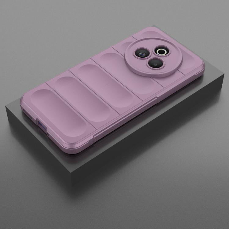 Funda de TPU y Franela con Protección Mágica Global para Realme P3 Pro 5G (Morada)