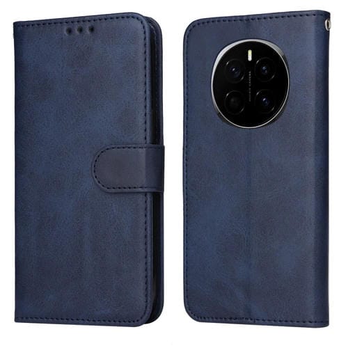 Funda Piel Sintética con Tapa y Textura Clásica para Honor Magic7 (Azul)