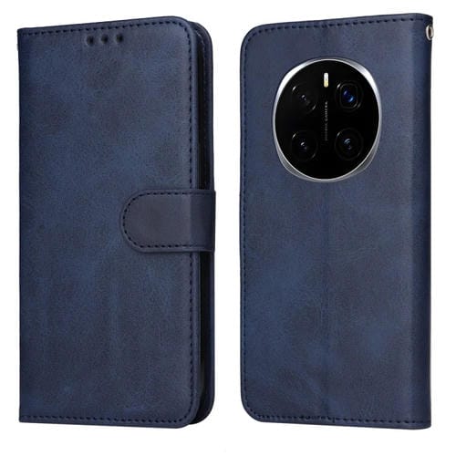 Funda Piel Sintética con Tapa para Honor Magic7 Pro (Azul) Textura Clásica