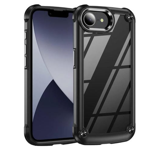 Funda Protectora de Lente TPU + PC para iPhone 16E (Negra)