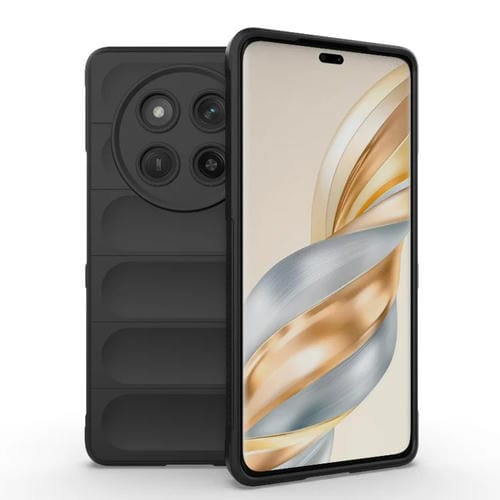 Funda TPU con Franela y Protección Mágica para Honor X60 Pro 5G (Negra)