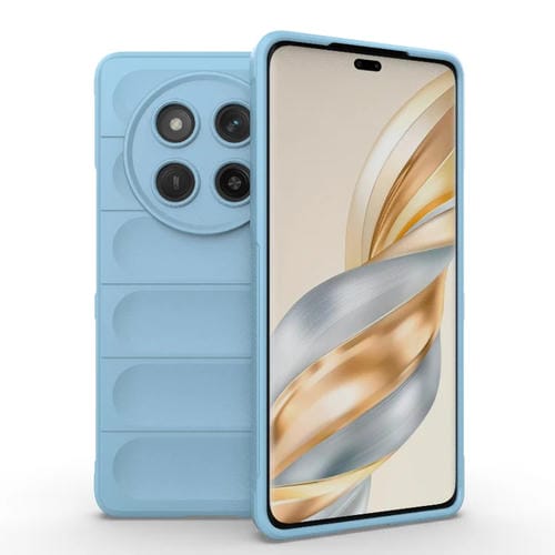 Funda TPU + Franela con Protección Mágica para Honor X60 Pro 5G (Azul Claro)