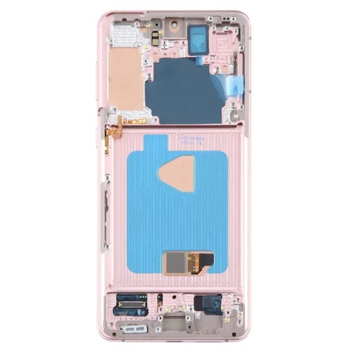 Ecrã LCD OLED Completo com Moldura para Samsung Galaxy S21+ 5G (Rosa)