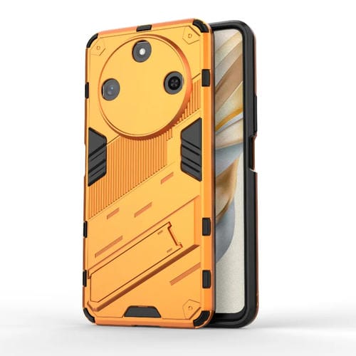 Funda para Teléfono Punk Armor 2 en 1 con Soporte PC y TPU para Honor X60 5G (Naranja)