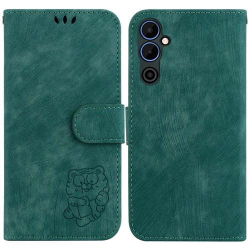 Funda para Teléfono Tecno Pova Neo 2 Cuero con Relieve Little Tiger (Verde)