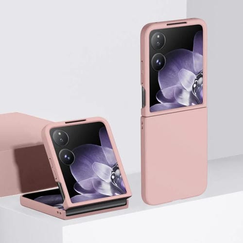 Funda de PC con tacto suave para Xiaomi Mix Flip 2 (rosa)