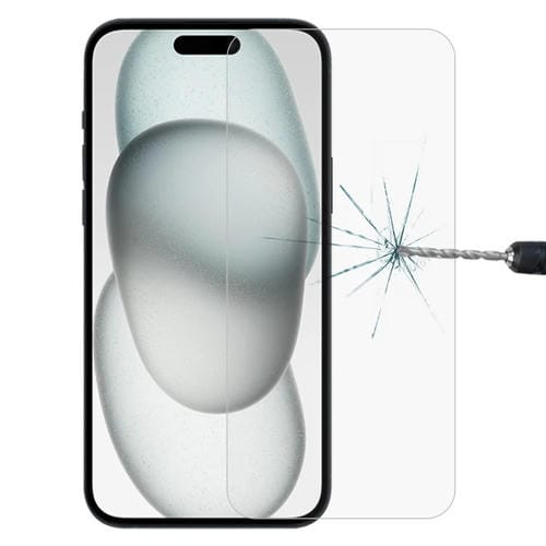 Película de Vidrio Templado para iPhone 15/15 Pro 0,26mm 9H 2.5D - MOVILSTORE