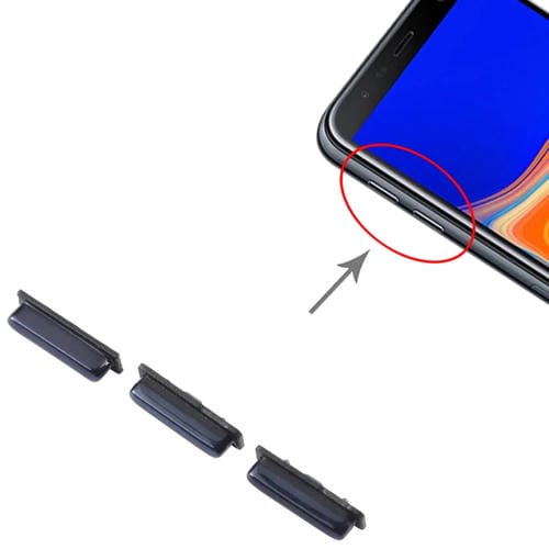 Power Button and Volume Samsung Galaxy J6+ SM-J610 (10 Pieces) (Black)
