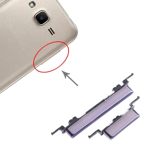 Bouton d'alimentation et de volume Samsung Galaxy J2 SM-J200 (10 pièces) (Violet)