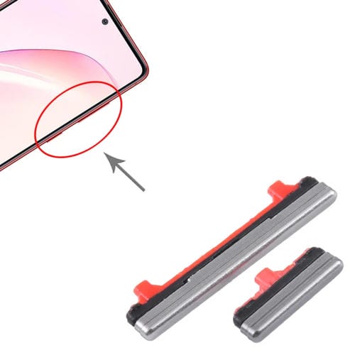 Pulsanti di accensione e volume Samsung Galaxy Note 10 Lite SM-N770 (Grigio) - Confezione da (10 pezzi)