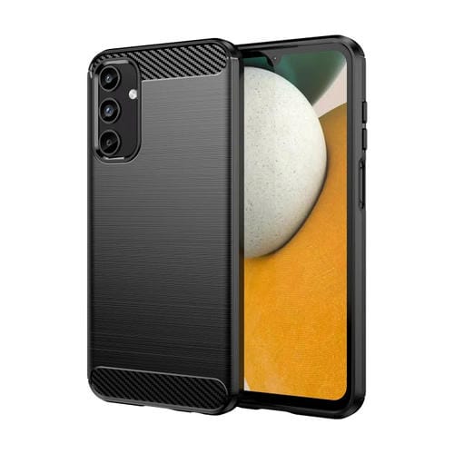 Funda de Teléfono Samsung Galaxy A15 5G TPU Fibra de Carbono Textura Cepillada (Negro)