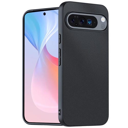 Funda ultrafina de piel lisa para Google Pixel 10/10 Pro (negra)