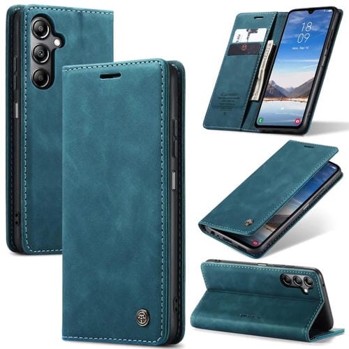 Funda para Teléfono Samsung Galaxy A05S Caseme 013 Cuero Tapa Horizontal Multifuncional (Azul)