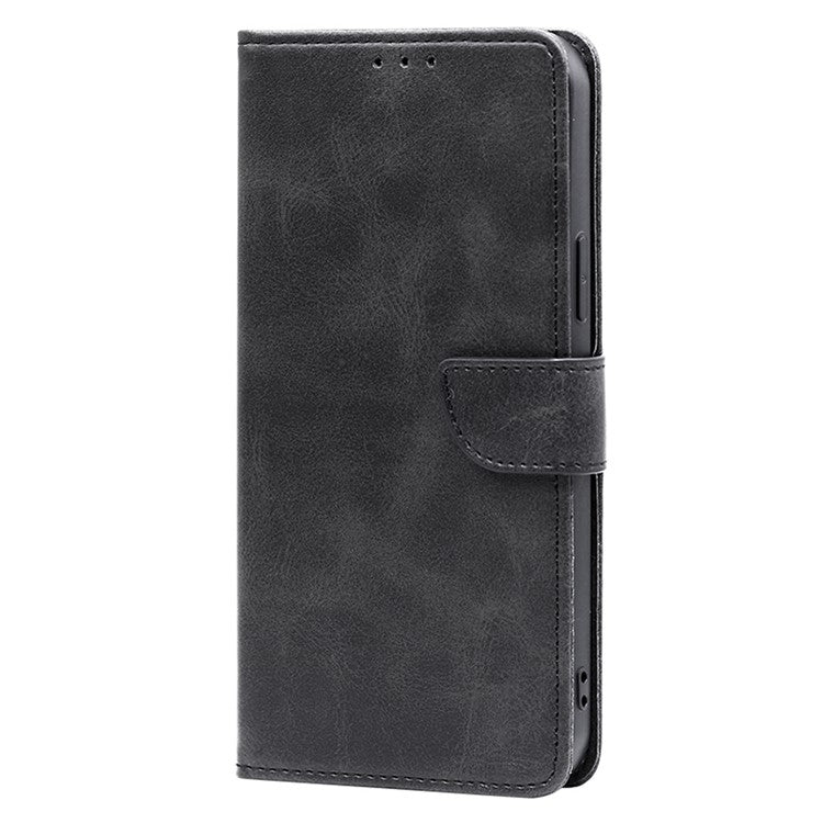 Funda de Cuero con Tapa y Hebilla para OnePlus Nord Ce 4 Lite 5G (Negro)
