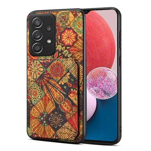 Funda para Teléfono Samsung Galaxy A13 con Ranura para Tarjeta Dual (Amarillo Otoño)