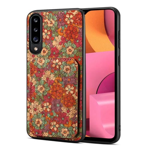 Estuche para Teléfono Samsung Galaxy A20S con Ranura para Tarjeta Dual (Rojo)