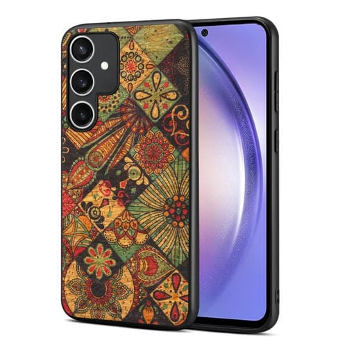 Funda para Teléfono Samsung Galaxy A54 5G TPU Four Seasons Flower Language Series (Amarillo Otoño)