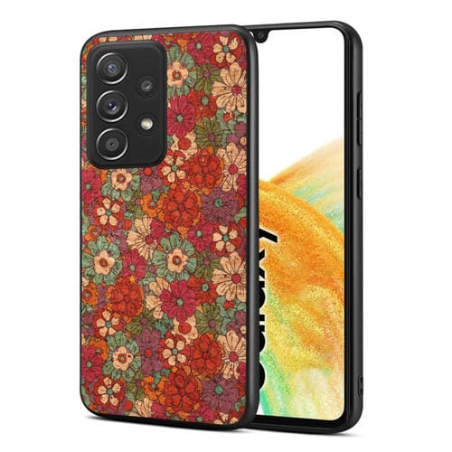 Funda para Teléfono Samsung Galaxy A33 5G TPU Four Seasons Flower Language Series (Rojo Verano)