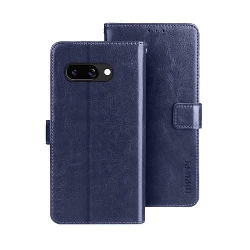 Funda de Cuero Crazy Horse para Google Pixel 9A (Azul)