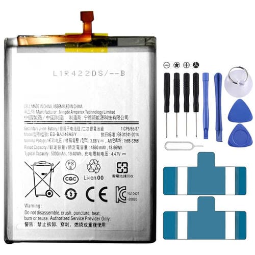 Reemplazo de batería de 5000 mAh para Galaxy A24 5G