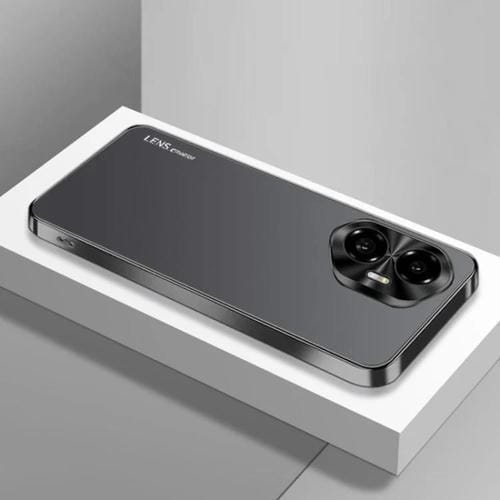 Funda Acrílico Esmerilado Galvanizado para Honor 300 Ag (Negra)