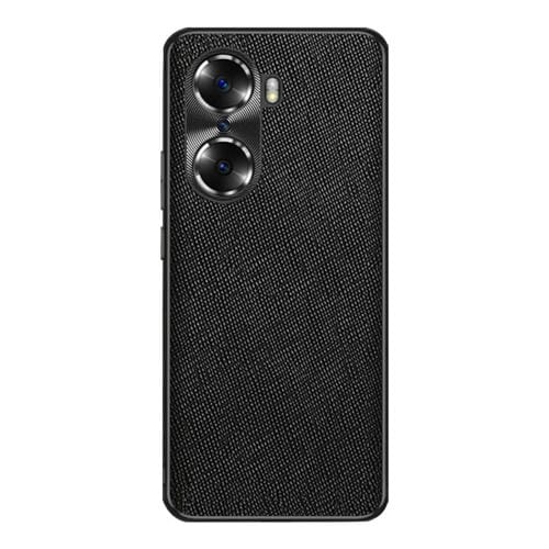 Funda para Teléfono Honor 60 Cuero Pu Textura Cruzada (Negro)
