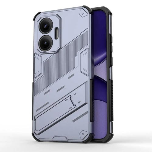 Funda 2 en 1 de PC + TPU con soporte para Redmi Turbo 4 Pro Punk Armor (gris)