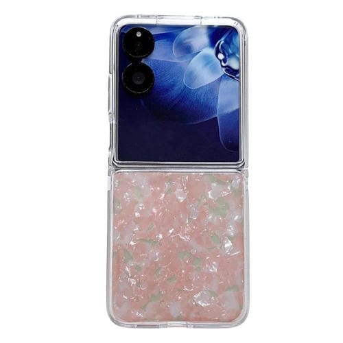 Funda con textura perlada para Xiaomi Mix Flip 2 (rosa y verde)