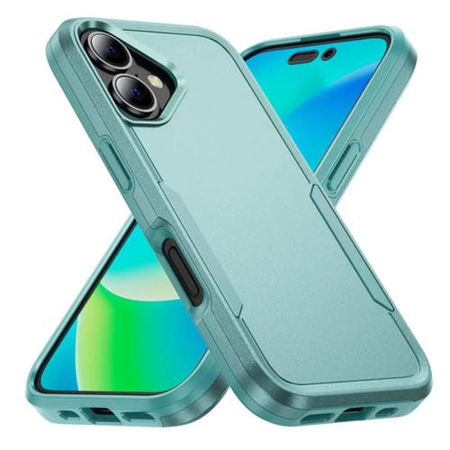 Funda Pioneer Armor de PC y TPU resistente para iPhone 17 (verde)