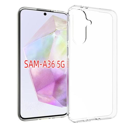 Funda TPU Samsung Galaxy A36 5G Textura Impermeable (Transparente)