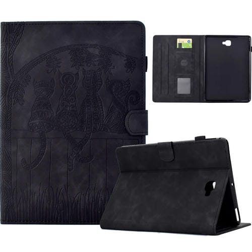 Funda inteligente Cuero Samsung Galaxy Tab a 10.1 T580 (2016) (Negra)