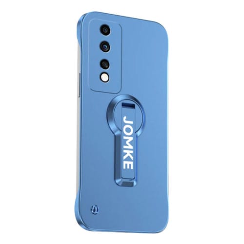 Estuche para Teléfono Honor 80 GT con Soporte Giratorio 360° y Barniz para Hornear (Azul)