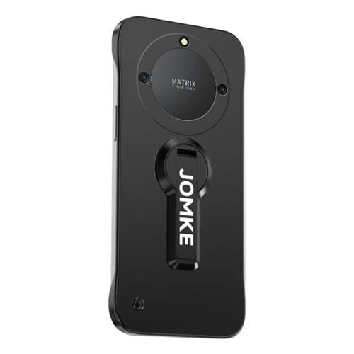 Estuche para Teléfono Honor X40 con Soporte Giratorio 360 Grados y Barniz para Hornear (Negro)