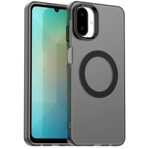Funda híbrida de TPU y PC con Magsafe Candy para Samsung Galaxy A07 4G (negra)