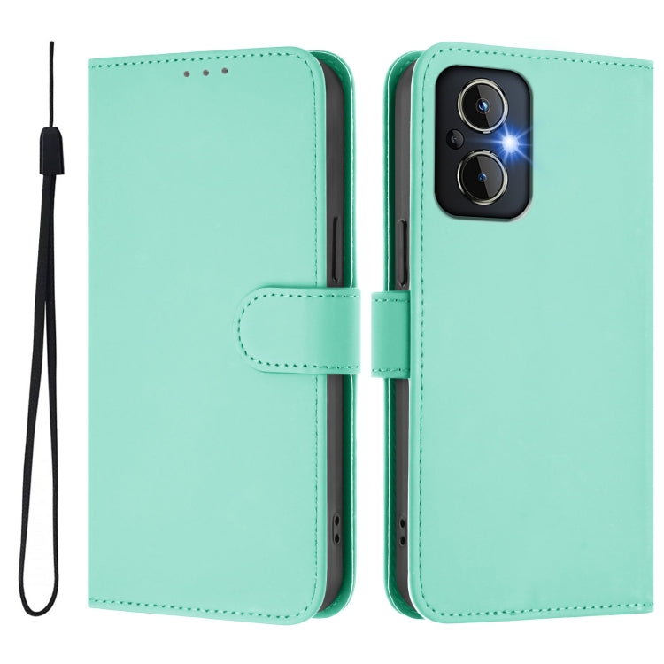 Funda de Piel Sintética con Cordón para OnePlus Nord N20 5G (Verde Menta)