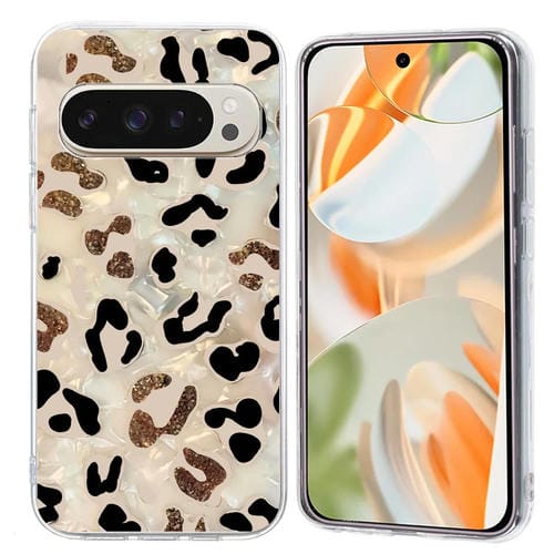 Funda TPU Google Pixel 9 Pro XL Estampado Pintura Colorida (Leopardo)