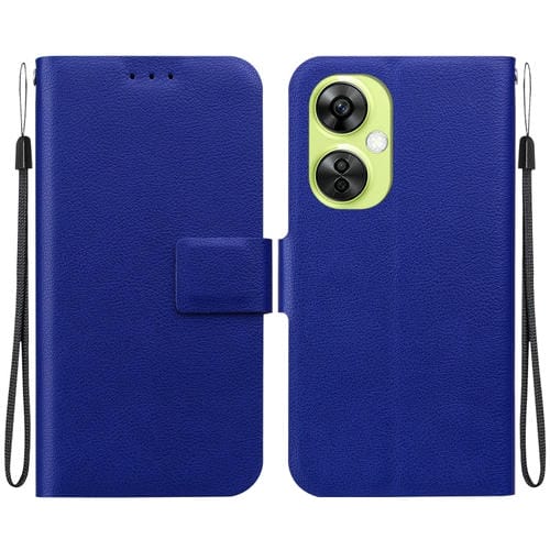 Funda de Cuero con Hebilla Magnética Ultrafina para OnePlus Nord Ce 3 Lite/Nord N30 (Azul)