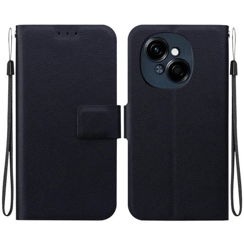 Funda de Cuero Ultrafina con Hebilla Magnética para Tecno Spark Go 1/Pop 9 Pro (Negro)