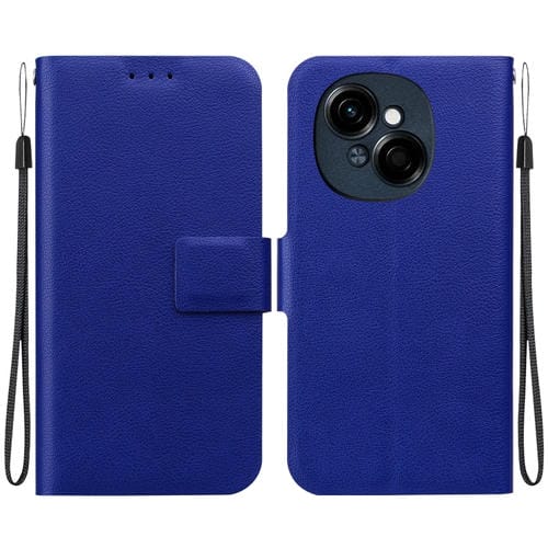 Funda de Cuero Ultrafina con Hebilla Magnética para Tecno Spark Go 1 y Pop 9 Pro (Azul)