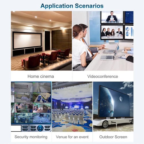 Extensor de Red HDMI USB KVM 4K 120 m con Enchufe de EE. UU.